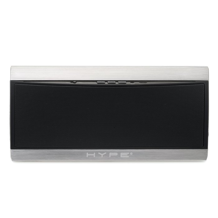 Hype&reg; Pyramid 10 W Speaker Stainless Steel Ultra-portable Wireless Rechargeable Bluetooth 3D Stereo Speaker N3