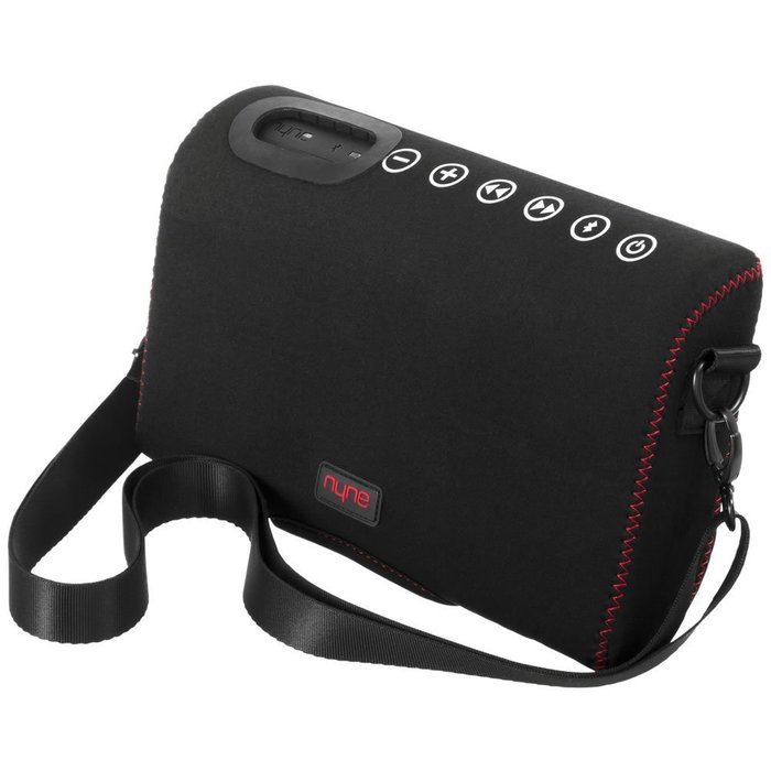NYNE Multimedia Inc TT Portable Bluetooth Speaker (Black/RED/Silver) N4