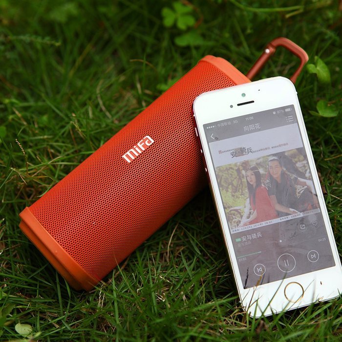 [Best Outdoor Speakers]MIFA F5 Portable Bluetooth Wireless Stereo Speaker (red) N7