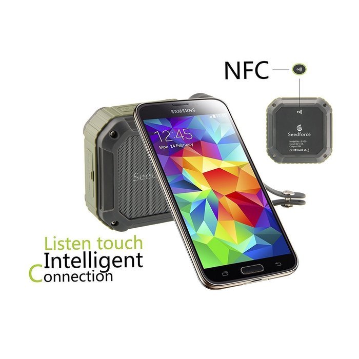 Seedforce Outdoor & Shower 5W Drive 16 Hours Playtime Bluetooth 4.1 Speaker N4