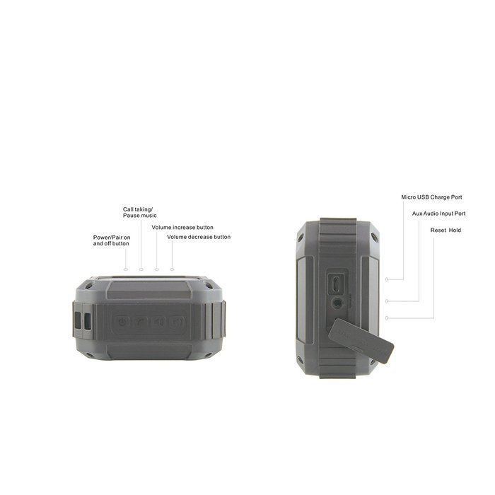 Seedforce Outdoor & Shower 5W Drive 16 Hours Playtime Bluetooth 4.1 Speaker N11