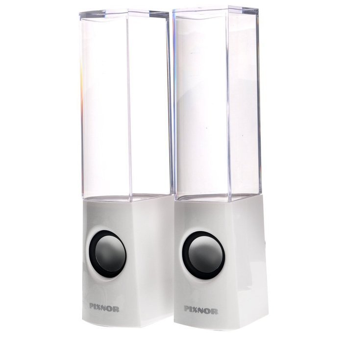 Pixnor Wireless Bluetooth Colorful LED Fountain Dancing Water Mini Speakers for iPhone / iPad / Cellphone / PC...