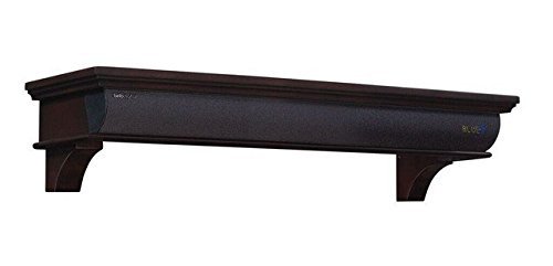 Bell'O Digital BDS4012-40-E474 40" Sound Bar Speaker Shelf, Dark Espresso