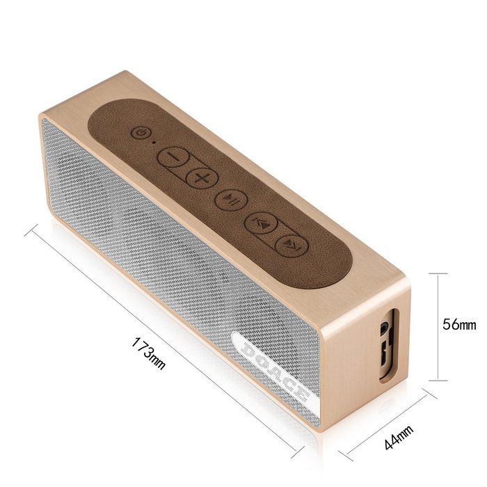 DOACE M-BOX Bluetooth Wireless Surround Sound Stereo Speaker Bluetooth V4.0 DSP Chip Metal Appearence with built... N6