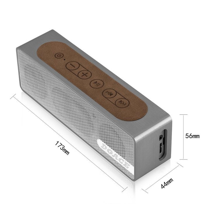 DOACE M-BOX Bluetooth Wireless Surround Sound Stereo Speaker Bluetooth V4.0 DSP Chip Metal Appearence with built... N11