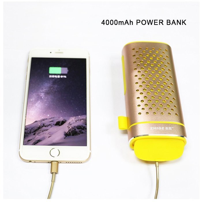 SCGK Portable Bluetooth Speaker with 4400mAh Power Bank, Wireless Speaker with 24-Hour Playtime & Hands-free Function... N5