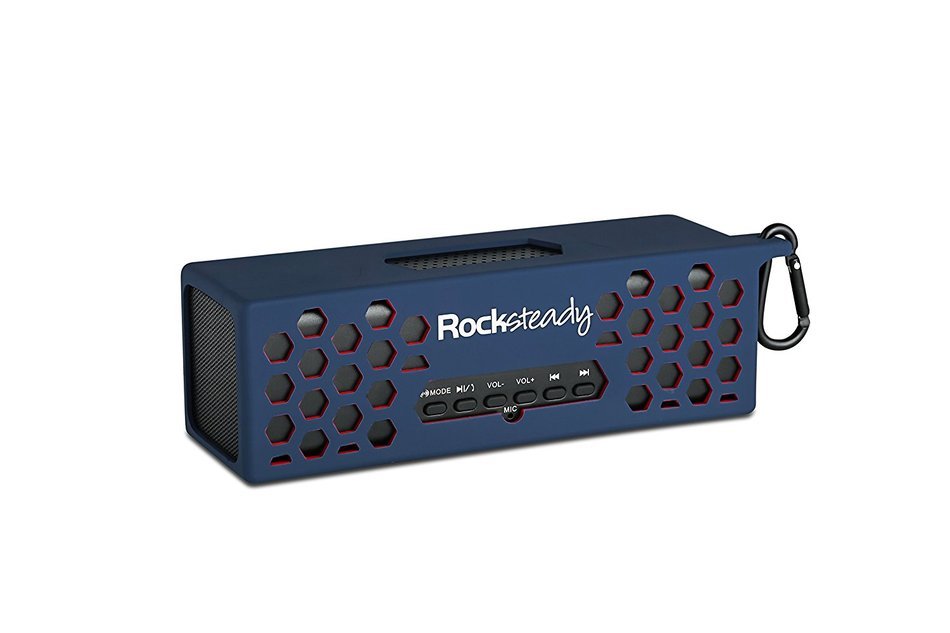 New Rocksteady 2 LOUD and CLEAR Portable Durable Bluetooth Speaker True 2.1 Stereo sound Integrated Speakerphone... N24