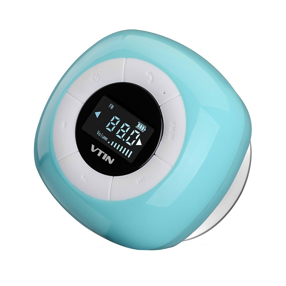 Vtin Relaxer Bluetooth Speaker with FM Radio, Mini Water Resistant ...