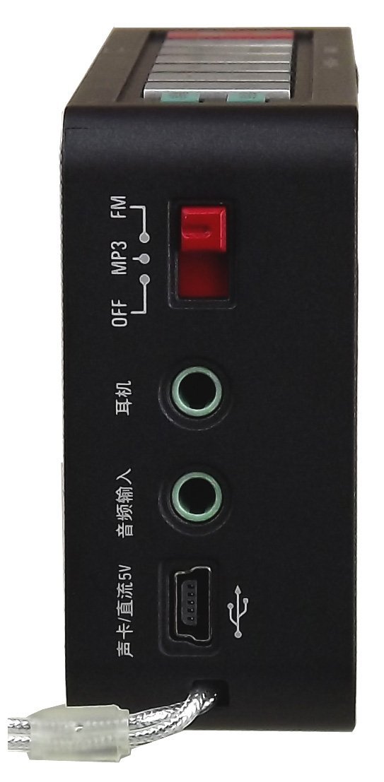 Tecsun ICR100 4in1 Pocket FM Radio with ETM Tuning, Digital Recorder