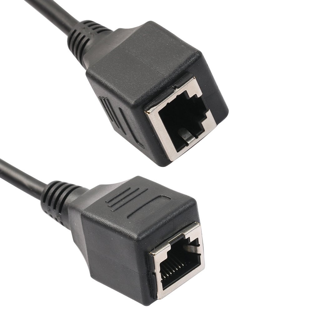 60cm CAT5 RJ45 Female to Female Network Adapter Extension