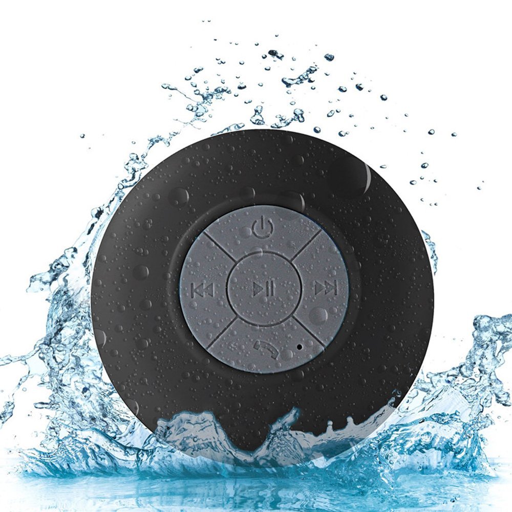 Protech Bluetooth Waterproof IPx4 Shower Wireless Speaker 3.0, Mini ...