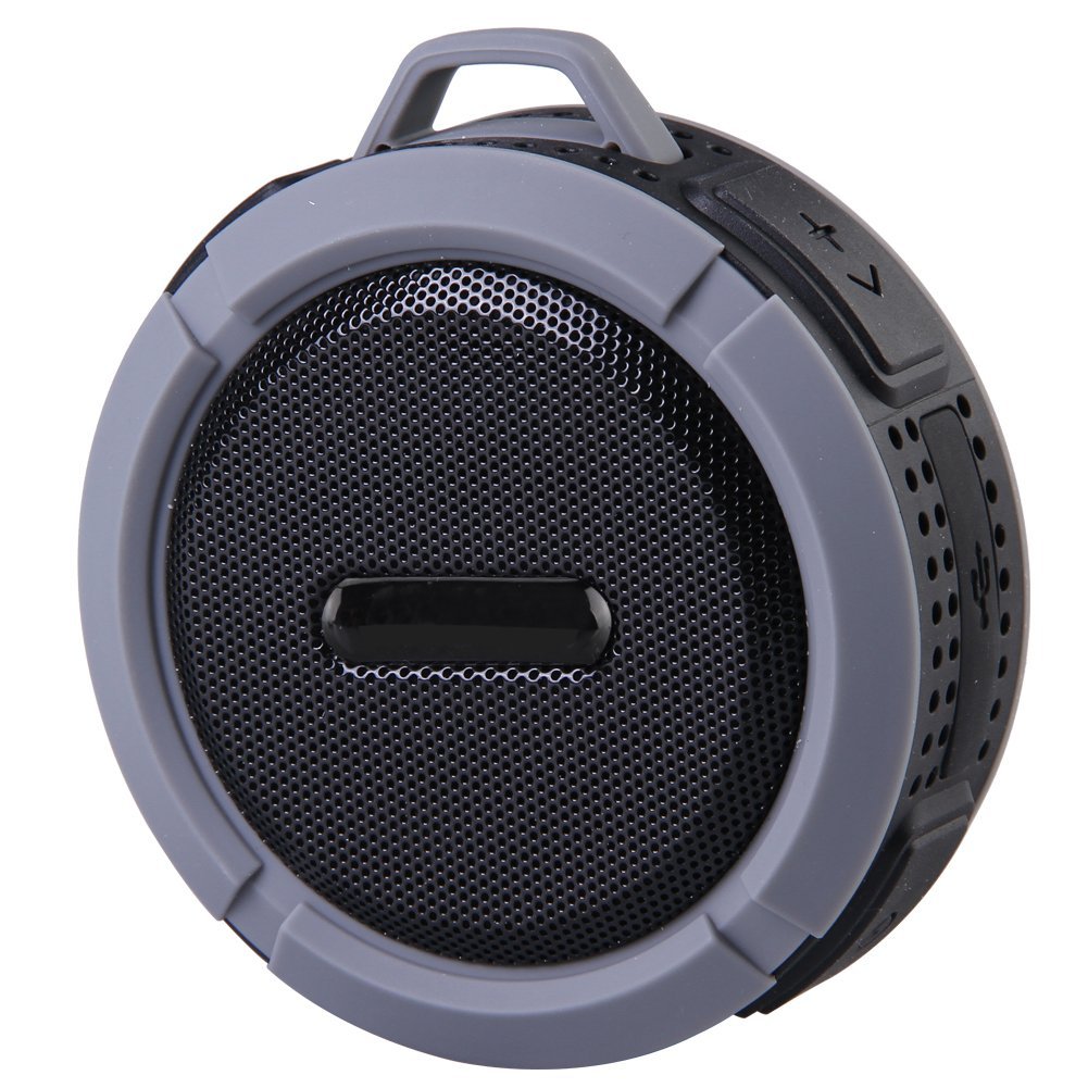 Waterproof Car Wireless Speaker Portable Mini Bluetooth Speaker Grey