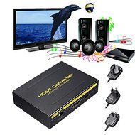 5.1CH 1080P HDMI to HDMI SPDIF RCA L/R Audio Splitter Extractor Converter