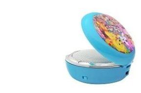 Lisa Frank Rainbow Kitten and Puppy Matinee Compact Round Speaker