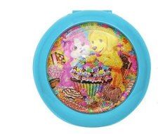 Lisa Frank Rainbow Kitten and Puppy Matinee Compact Round Speaker N2