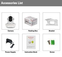 XYD 720P HD Wifi Wireless IP/Network Camera Video Baby Monitor Surveillance Home Security Camera System with Plug... N3