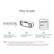 Bluedio BS-3 (Camel) Portable Bluetooth Wireless Stereo Speaker with Mic for Calls,Black N6