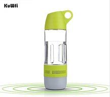 KuWFi Outdoor Sport water Bottle Bluetooth speaker 2 in 1 400ml Bottle Portable 10m Wireless Bluetooth 4.0 Speaker... N2