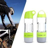 KuWFi Outdoor Sport water Bottle Bluetooth speaker 2 in 1 400ml Bottle Portable 10m Wireless Bluetooth 4.0 Speaker... N4