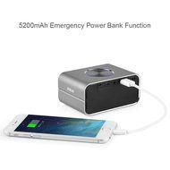 Dolcer 32-Hour Playtime Aluminium Stereo Bluetooth Speaker with Powerful Bass 5200mAh Powerbank Shows Battery... N5