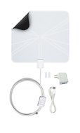 Winegard FlatWave Amped FL5500A Amplified Digital Indoor HD TV Antenna (OTA / High-VHF / UHF / Ultra-Thin / Black...