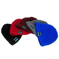 Bluetooth Knitted Hat Built-in Stereo Speakers Hands-free Winter Warm Audio Beanie Cap Color Blue