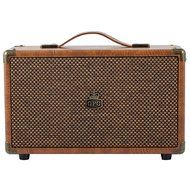 GPO Westwood 25 Watt Bluetooth Speaker with Subwoofer, RCA and Aux input - Vintage Brown