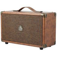 GPO Westwood 25 Watt Bluetooth Speaker with Subwoofer, RCA and Aux input - Vintage Brown N3