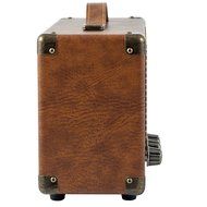 GPO Westwood 25 Watt Bluetooth Speaker with Subwoofer, RCA and Aux input - Vintage Brown N6
