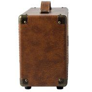 GPO Westwood 25 Watt Bluetooth Speaker with Subwoofer, RCA and Aux input - Vintage Brown N8
