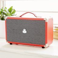 GPO Westwood 25 Watt Bluetooth Speaker with Subwoofer, RCA and Aux input - Vintage Brown N10