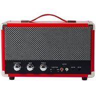 GPO Westwood 25 Watt Bluetooth Speaker with Subwoofer, RCA and Aux input - Vintage Brown N15