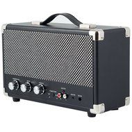 GPO Westwood 25 Watt Bluetooth Speaker with Subwoofer, RCA and Aux input - Vintage Brown N20