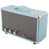 GPO Westwood 25 Watt Bluetooth Speaker with Subwoofer, RCA and Aux input - Vintage Brown N37