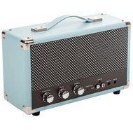 GPO Westwood 25 Watt Bluetooth Speaker with Subwoofer, RCA and Aux input - Vintage Brown N38