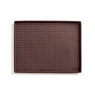 Lekue Micro Perforated Baking Rectangular Pizza Mat, Brown N2