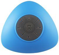 Triangle Mini Wireless Waterproof Bluetooth Shower Speaker Hands Free Speaker for iPhone/iPad/Cellphones - BLUE