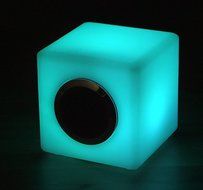 Light-Show, New Age Luminous Cube, Bluetooth LED Light Pulsing Speaker N3