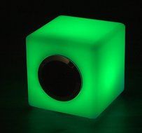 Light-Show, New Age Luminous Cube, Bluetooth LED Light Pulsing Speaker N4