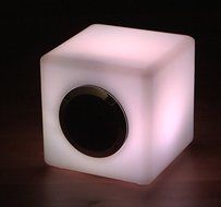 Light-Show, New Age Luminous Cube, Bluetooth LED Light Pulsing Speaker N5