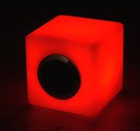 Light-Show, New Age Luminous Cube, Bluetooth LED Light Pulsing Speaker N7