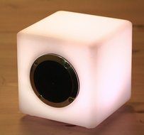 Light-Show, New Age Luminous Cube, Bluetooth LED Light Pulsing Speaker N8