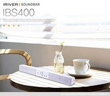 iRiver IBS400 2CH Bluetooth Speaker, Sound bar, 4 Units 4-Way Speaker in White N6