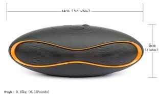 Bluetooth speaker,Ubit Wireless Bluetooth Stereo Speaker Built-in Mic for Speakerphone-Portable,FM,TF Card N15
