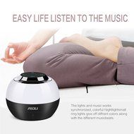 Bluetooth Speakers,Guojia Mini Portable Color Changing LED Light Wireless HI-FI Surround Stereo Sound Speaker... N6
