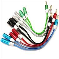 3.5mm 1 Male to 2 Female Earphone Stereo Audio Extension Y Splitter Cable Cord For iPhone Samsung Smartphone Color... N3
