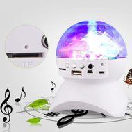AENMIL Color Changing Wireless Bluetooth Speaker, Rotating Magic Effect Disco Ball Speaker for Tablet iPad iPhone... N2