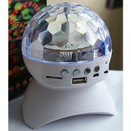 AENMIL Color Changing Wireless Bluetooth Speaker, Rotating Magic Effect Disco Ball Speaker for Tablet iPad iPhone... N3