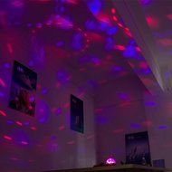 AENMIL Color Changing Wireless Bluetooth Speaker, Rotating Magic Effect Disco Ball Speaker for Tablet iPad iPhone... N5