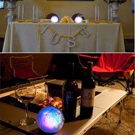 AENMIL Color Changing Wireless Bluetooth Speaker, Rotating Magic Effect Disco Ball Speaker for Tablet iPad iPhone... N15